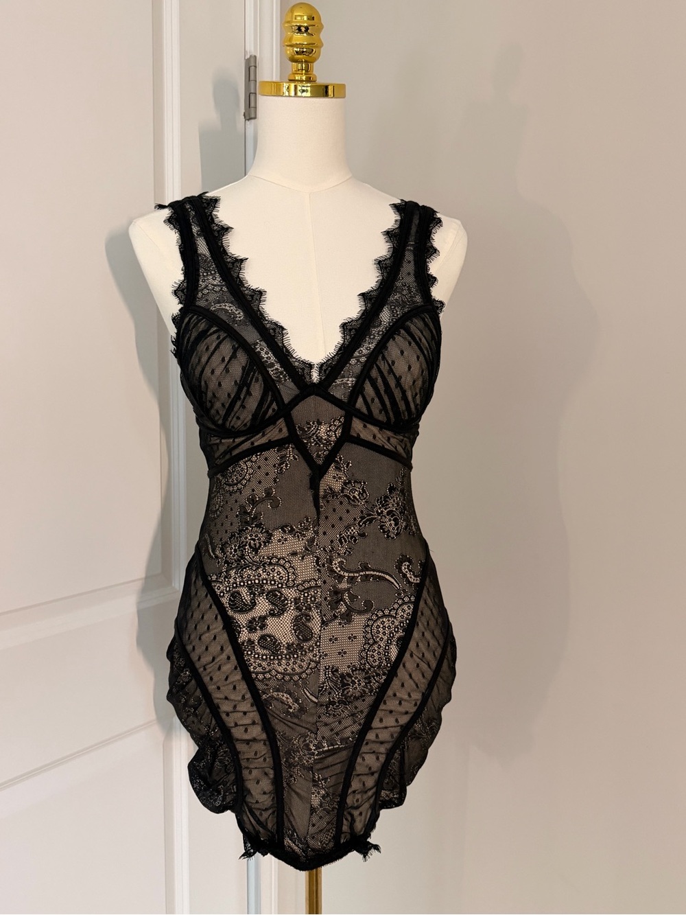 bebe Black Lace Dress